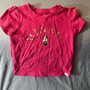Pink Baby Gap Minnie Mouse shirt